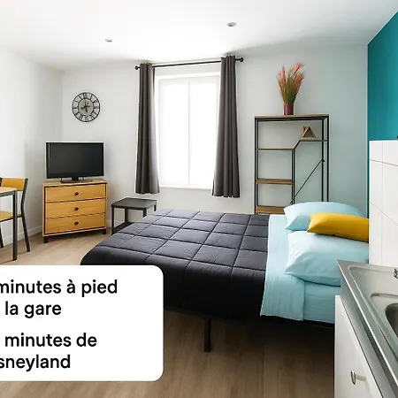 Cerf3-centre Meaux-gare-disney Apartment